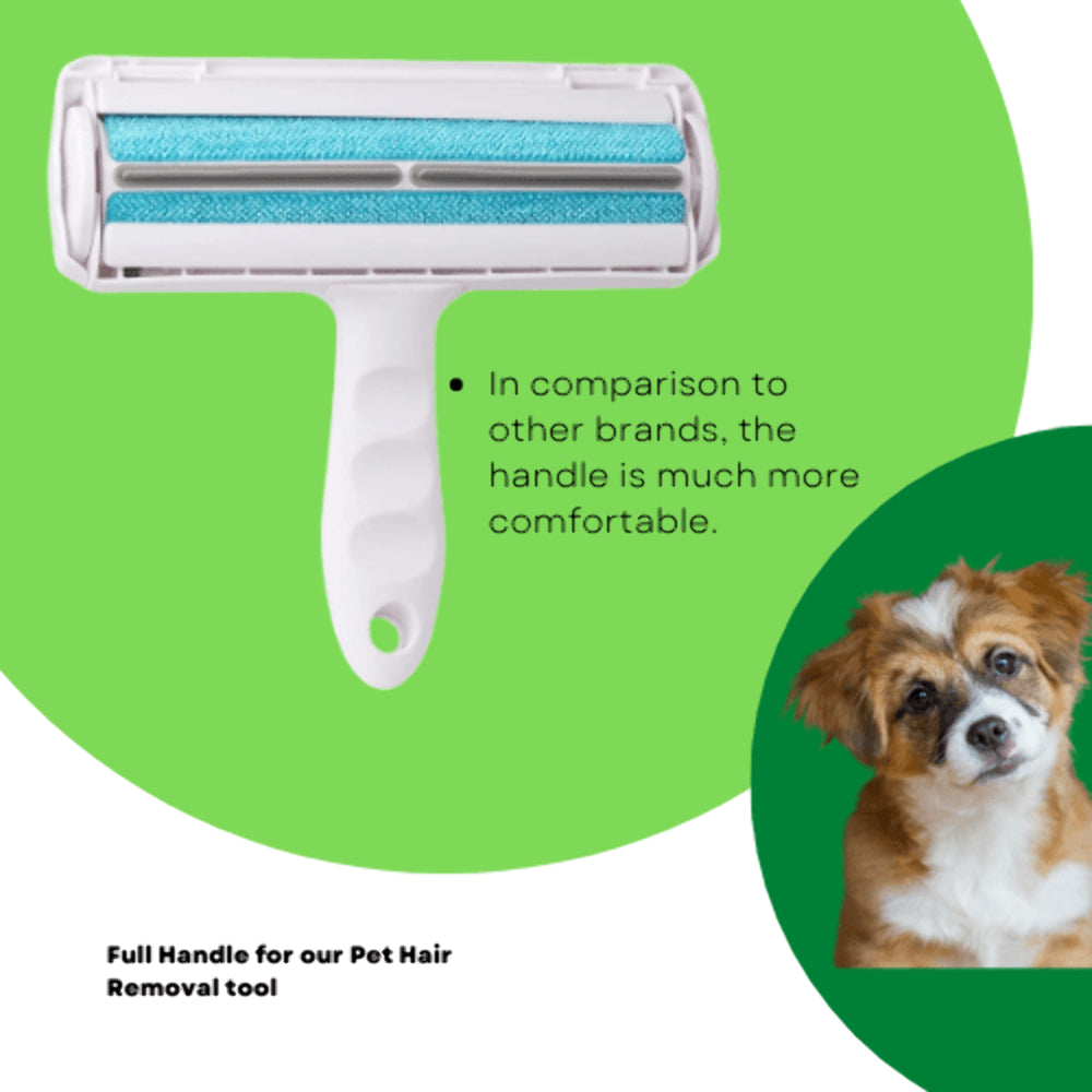 Reusable Dog Cat Pet Hair Remover Roller for Furniture, Couch, Carpet, Car Seat