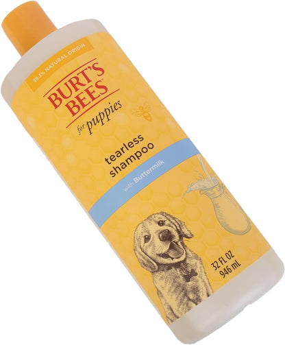 Tearless Puppy Shampoo with Buttermilk, 32Oz | Puppy & Dog Shampoo | Cruelty Free, Paraben & Sulfate Free Shampoo, Natural Shampoo for Dogs, Dog Wash, Dog Soap, Pet Shampoo