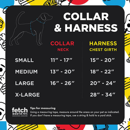 Friends TV Show Iconic Graphics Dog Collar - Friends Dog Collar, D Ring Collar, Cute Dog Collar, Puppy Collar, Collars for Dogs, Friends Pet Collar, Black Collar, Red Collar, Nylon Dog Collar